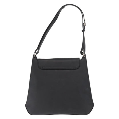 Salvatore Ferragamo Vala Shoulder Bag Leather, BLACK, LEATHER, Shoulder bag