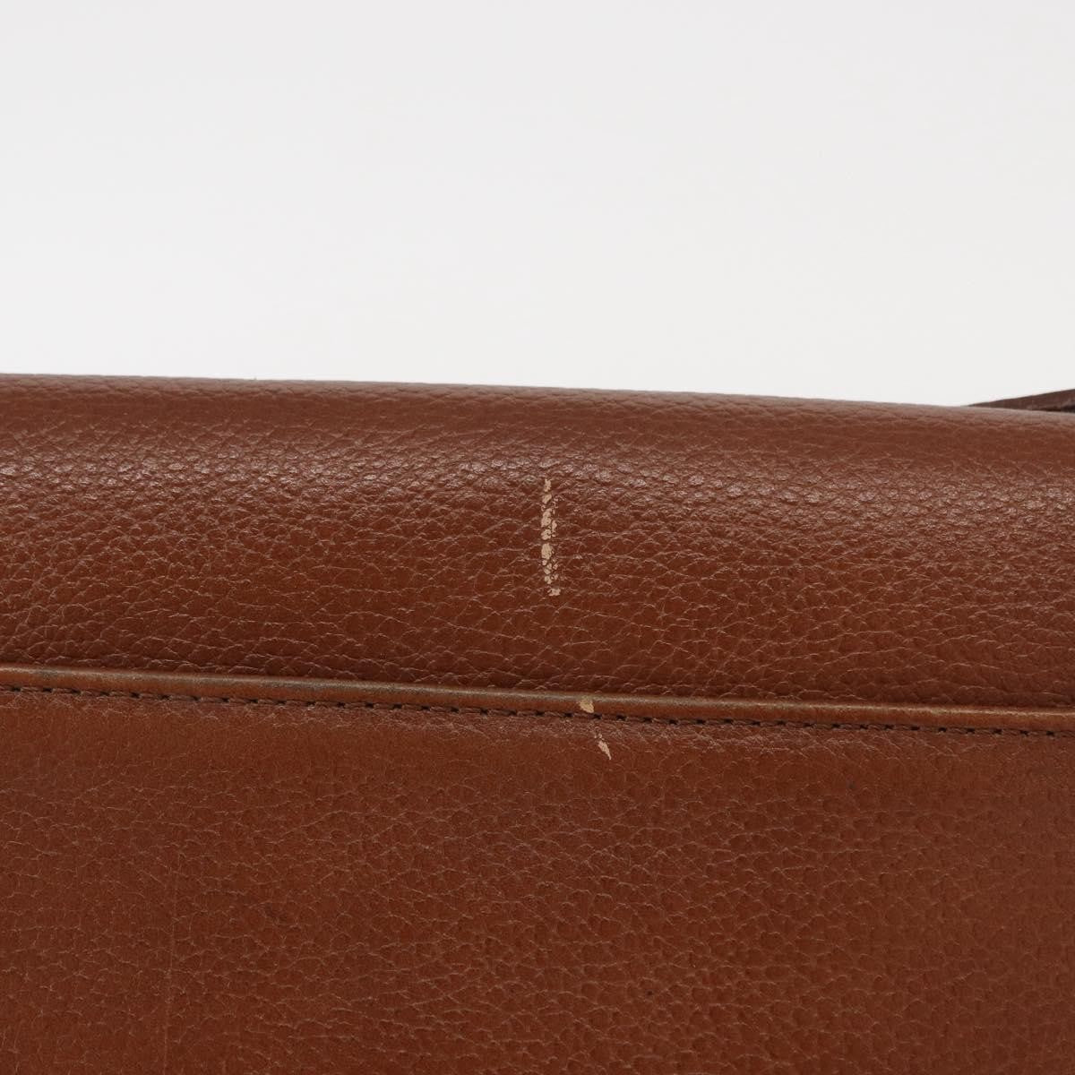 Burberry Vintage Shoulder Bag Leather, BROWN, LEATHER, Shoulder bag