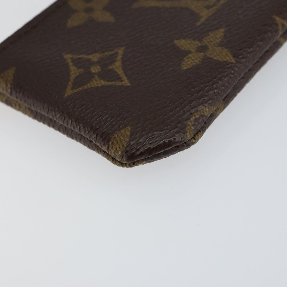Louis Vuitton Pochette Clés Monogram Canvas, BROWN, CANVAS, Wallets