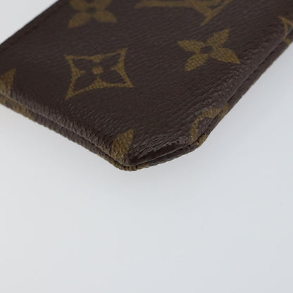 Louis Vuitton Pochette Clés Monogram Canvas, BROWN, CANVAS, Wallets