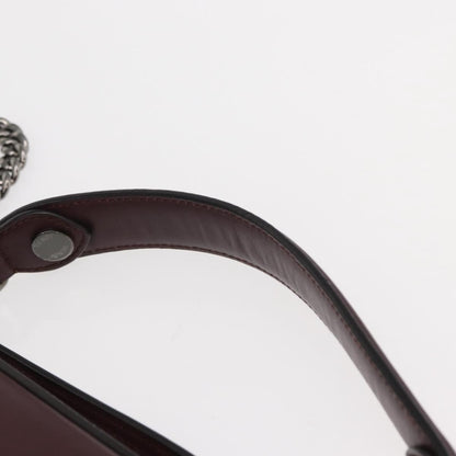 Fendi Back to School Backpack Leather, BURGUNDY, LEATHER, Backpack