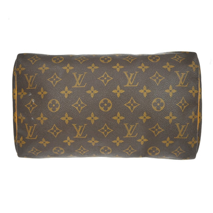 Louis Vuitton Speedy Handbag Monogram Canvas, Brown, Canvas, Handbag