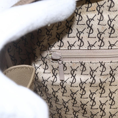 Saint Laurent Vintage Handbag PVC Leather, GRAY, PVC, Handbag