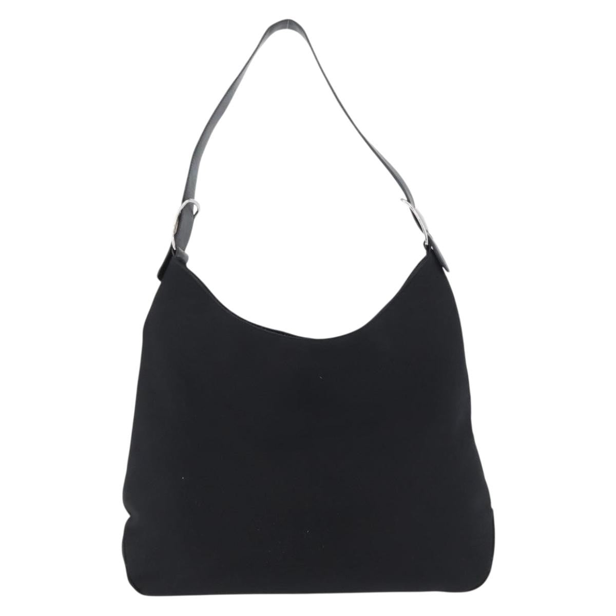 Salvatore Ferragamo Vala Shoulder Bag Nylon, Black, Nylon, Shoulder Bag