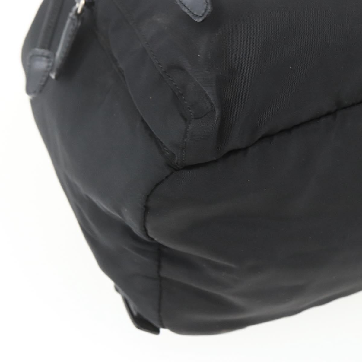 Prada Front Pocket Backpack Tessuto, BLACK, NYLON, Backpack