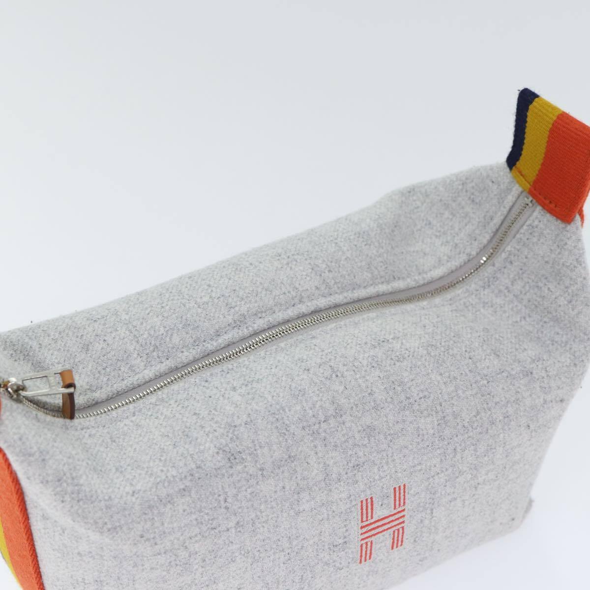 Hermes Bride à Brac Wool, GRAY, WOOL, Scarve & shawl