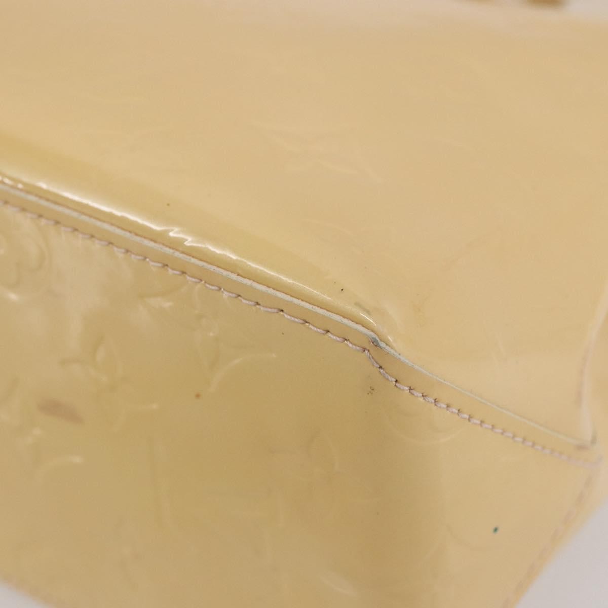Louis Vuitton Reade Handbag Monogram Vernis, BEIGE, PATENT_LEATHER, Handbag
