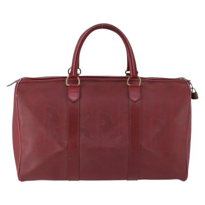Christian Dior Vintage Trotter Duffle Bag Diorissimo Canvas, RED, PVC, Travel bag