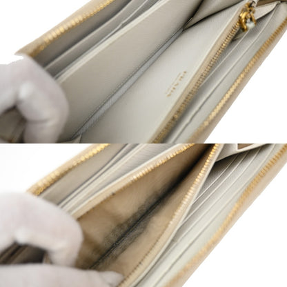 Prada Zip Around Tab Wallet Saffiano Leather, WHITE, LEATHER, Wallets