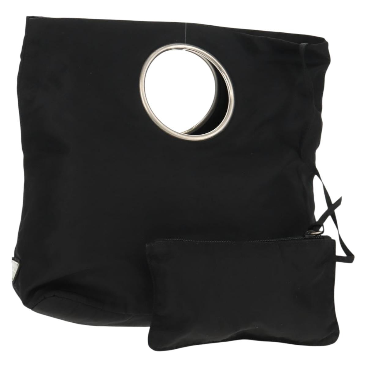 Prada Vintage Handbag Tessuto, BLACK, NYLON, Handbag