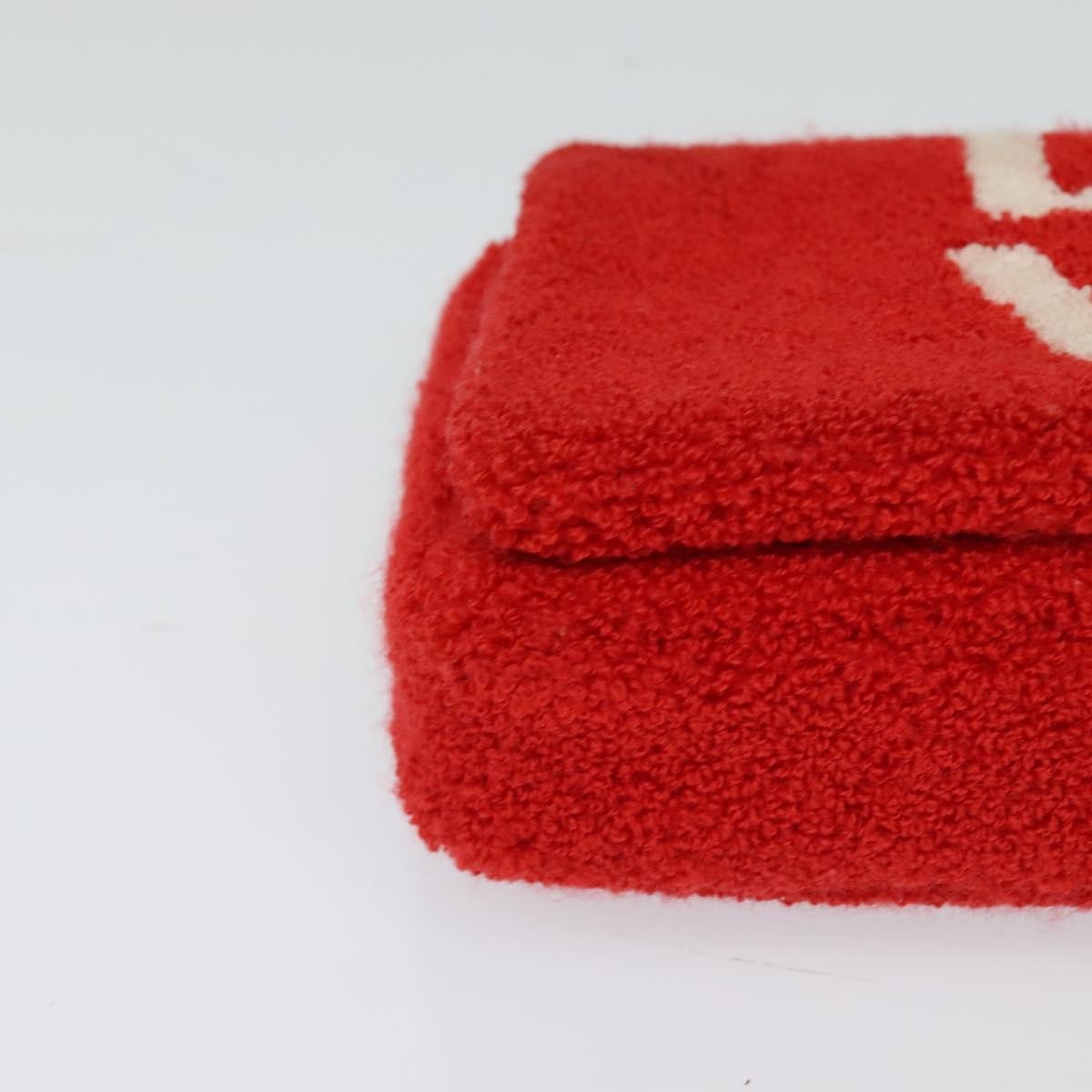 Burberry Lola Shoulder Bag Pile, RED, COTTON, Shoulder bag