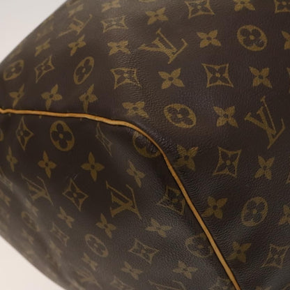 Louis Vuitton Keepall Bag Monogram Canvas, BROWN, CANVAS, Travel bag