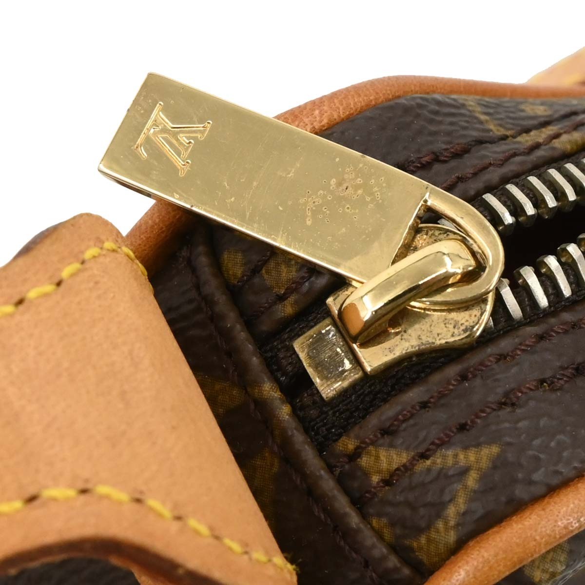 Louis Vuitton Croissant Handbag Monogram Canvas, BROWN, CANVAS, Shoulder bag