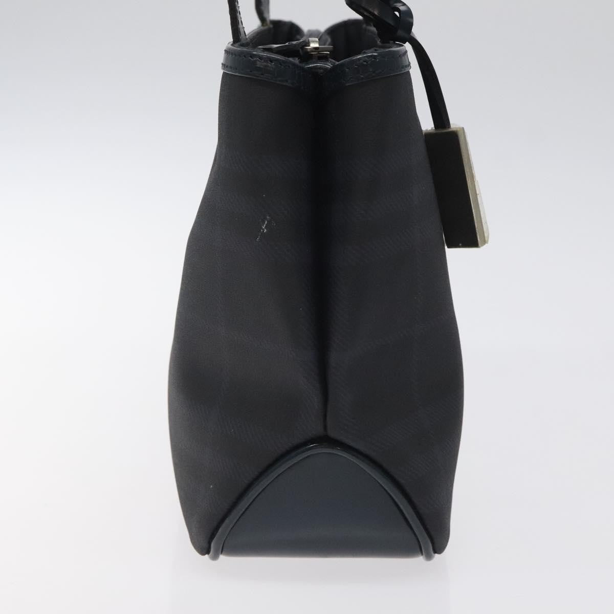 Burberry Nova Handbag Canvas, NAVY, PVC, Handbag