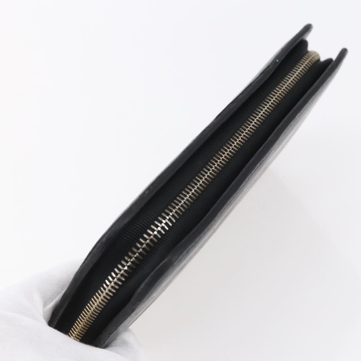 Tiffany & Co. Zip Around Wallet Leather, BLACK, LEATHER, Wallets