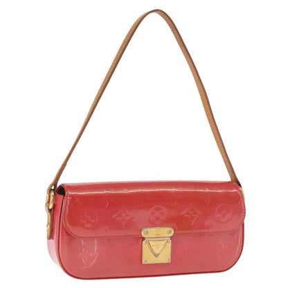 Louis Vuitton Malibu Street Handbag Monogram Vernis, RED, PATENT_LEATHER, Shoulder bag