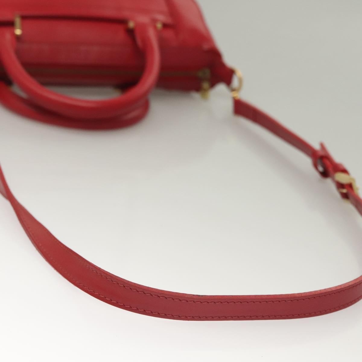 Louis Vuitton Danura Handbag Epi, RED, LEATHER, Handbag