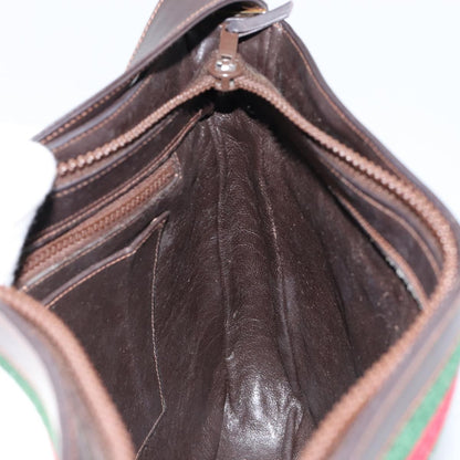 Gucci Sherry line shoulder bag Leather, BROWN, LEATHER, Shoulder bag