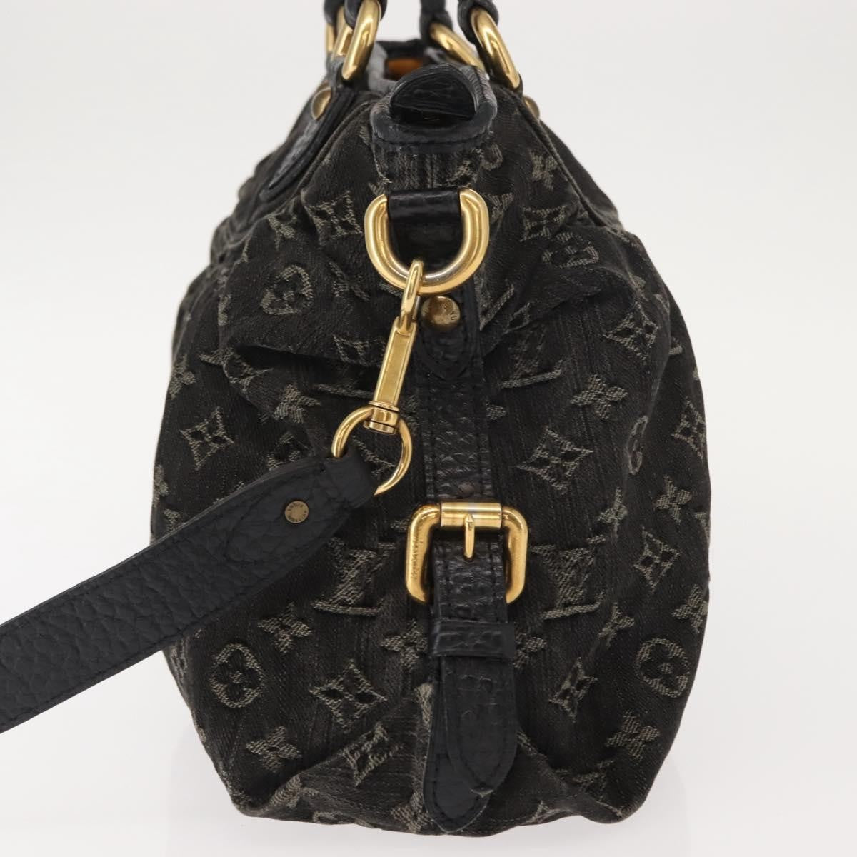 Louis Vuitton Neo Cabby Handbag Denim, BLACK, DENIM_JEANS, Handbag