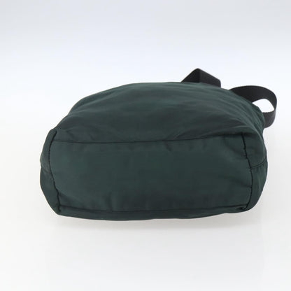 Prada Vintage Zip Tote Tessuto, Green, Nylon, Tote Bag