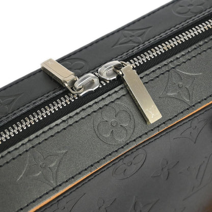 Louis Vuitton Mat Malden Handbag Monogram Vernis, BLACK, LEATHER, Briefcase