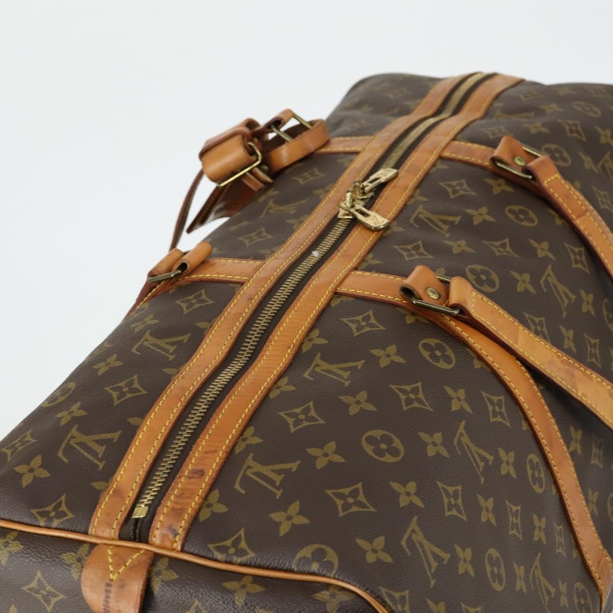 Louis Vuitton Sac Souple Handbag Monogram Canvas, BROWN, CANVAS, Travel bag