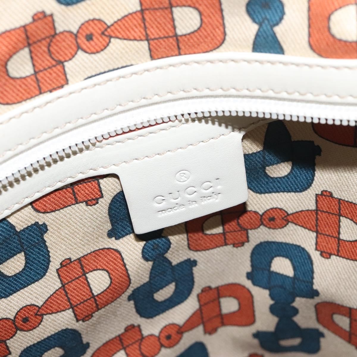 Gucci Punch Tote Guccissima Leather, WHITE, CANVAS, Tote bag