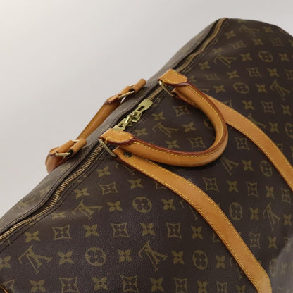 Louis Vuitton Keepall Bag Monogram Canvas, BROWN, CANVAS, Travel bag