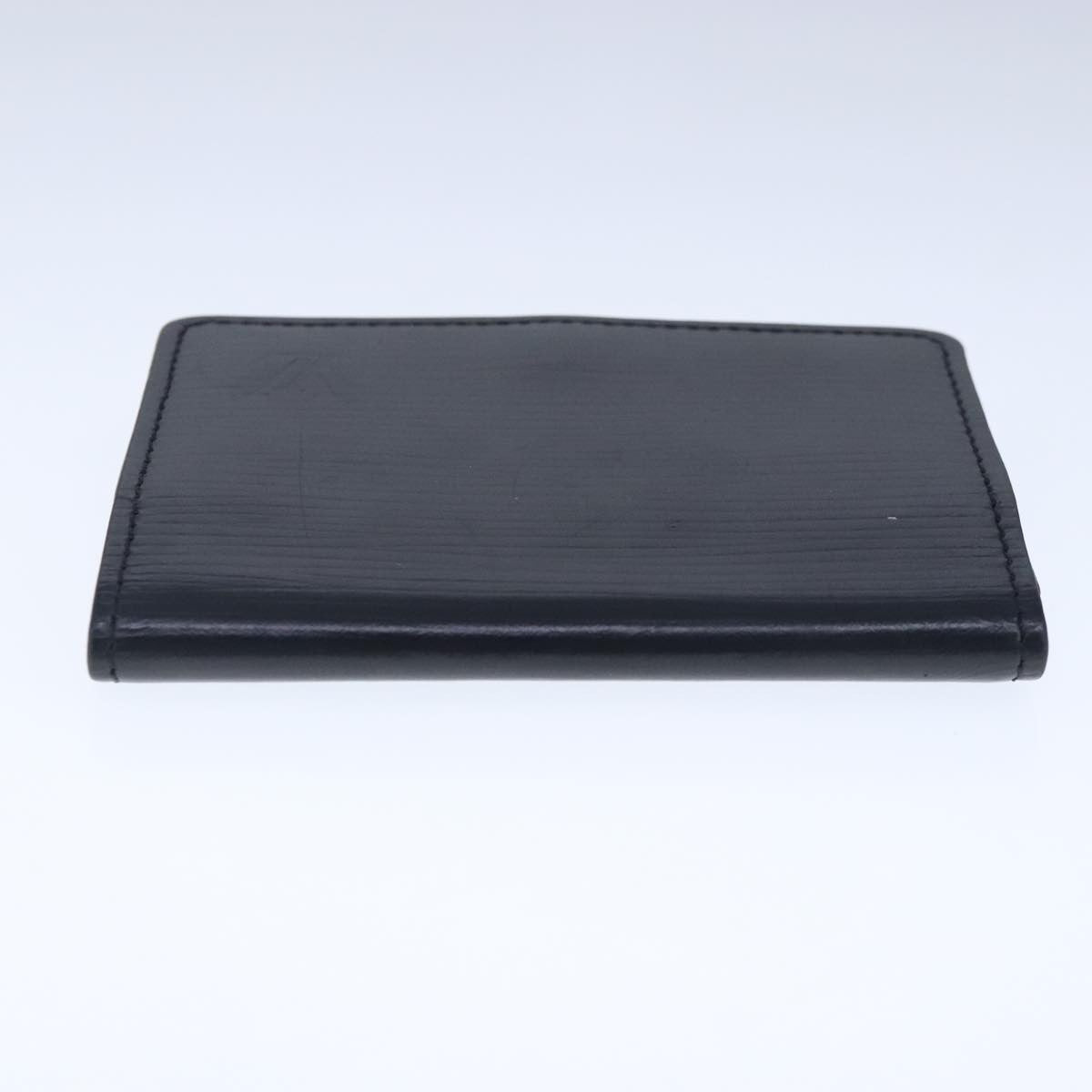 Louis Vuitton Envelope Business Card Holder Leather, BLACK, LEATHER, Card Holders