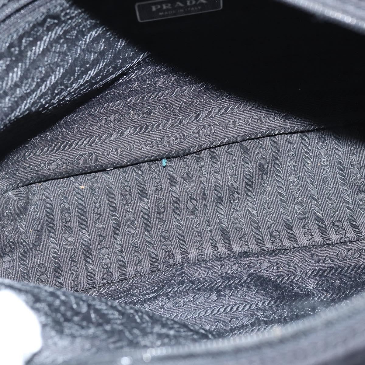 Prada Front Pocket Camera Bag Tessuto, BLACK, NYLON, Shoulder bag