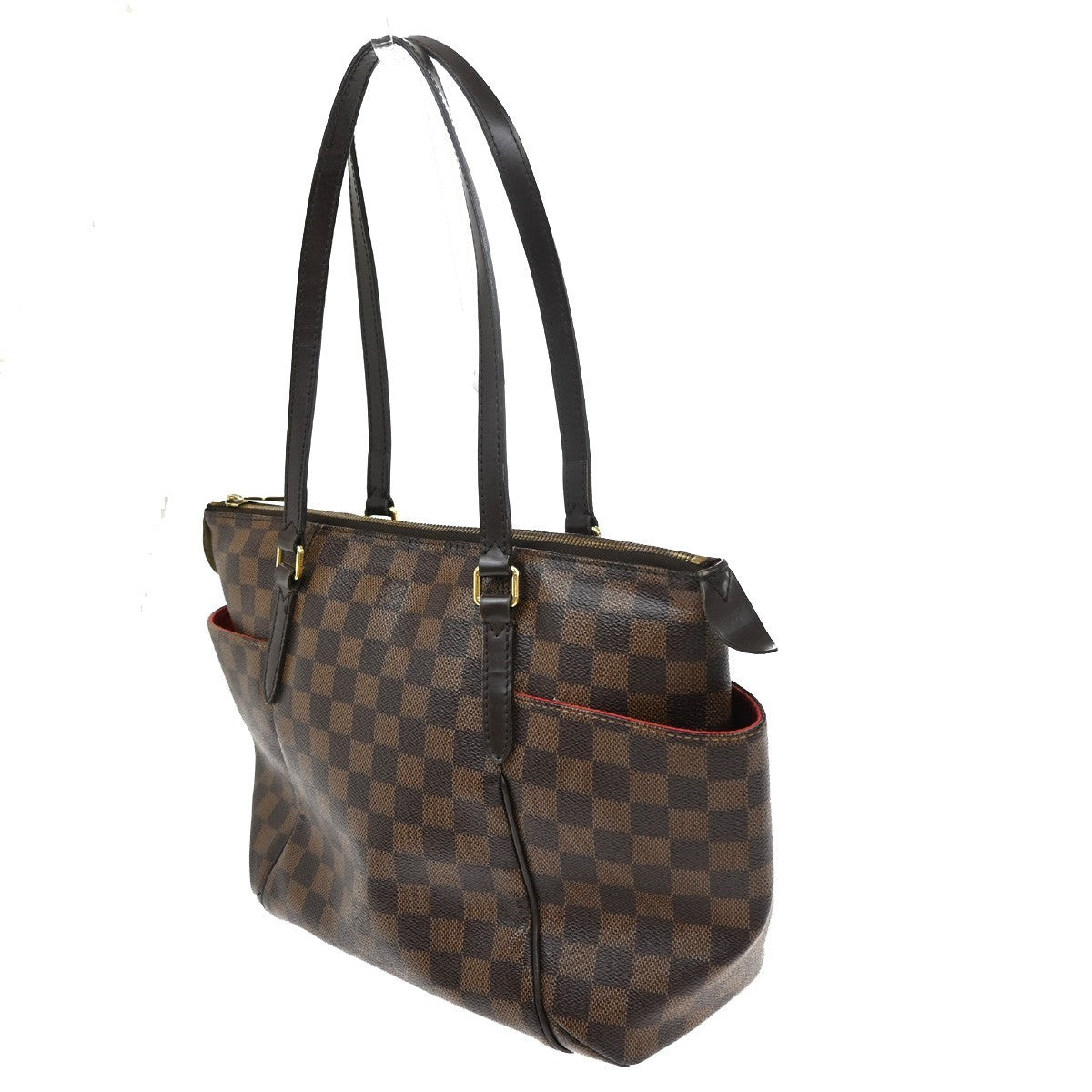 Louis Vuitton Totally Handbag Damier, BROWN, CANVAS, Shoulder bag