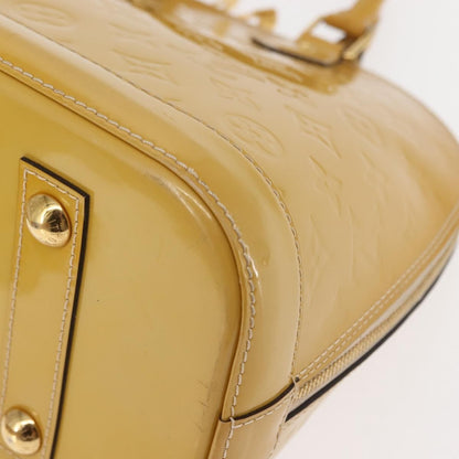 Louis Vuitton Alma Handbag Patent Leather, BEIGE, PATENT_LEATHER, Handbag