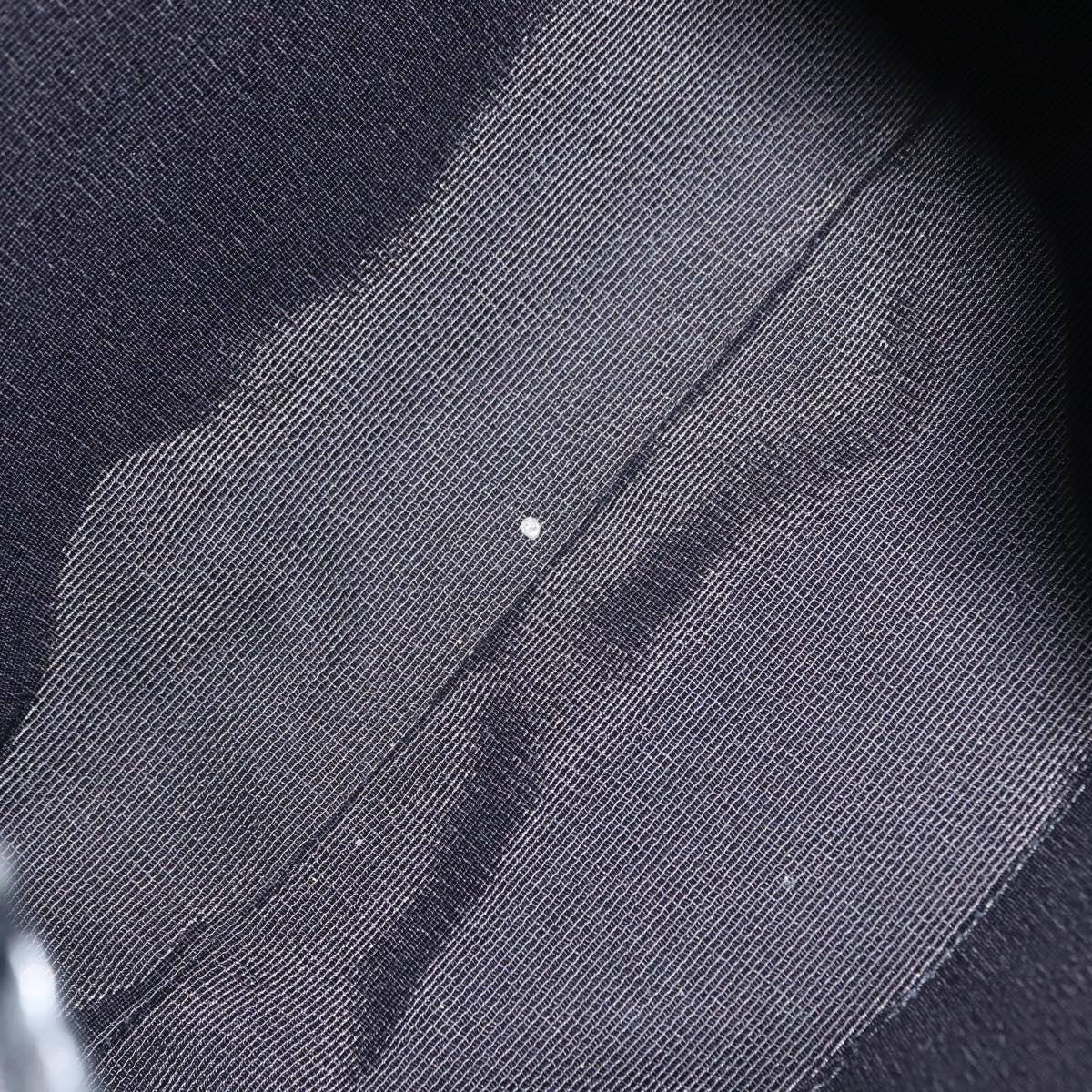 Salvatore Ferragamo Vintage Gancini Convertible Top Handle Bag Canvas, BLACK, CANVAS, Shoulder bag