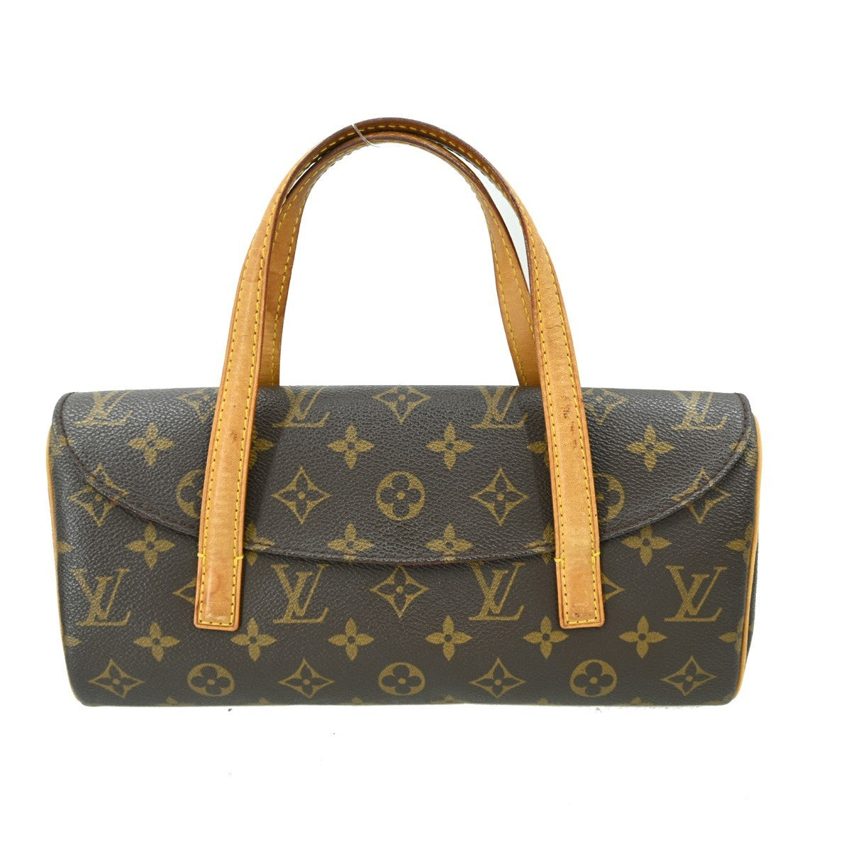 Louis Vuitton Sonatine Handbag Monogram Canvas, BROWN, CANVAS, Handbag
