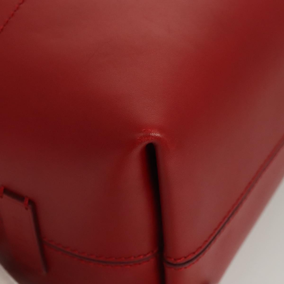 Fendi Pequin 2Bag Canvas and Leather, BROWN, CANVAS, Shoulder bag