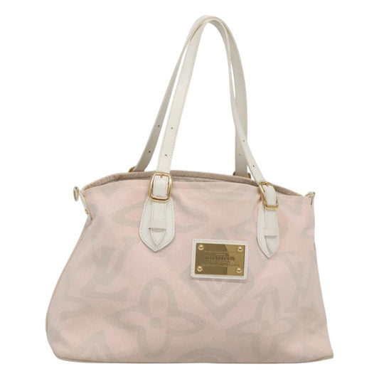 Louis Vuitton Tahitienne Cabas Canvas, PINK, CANVAS, Tote bag