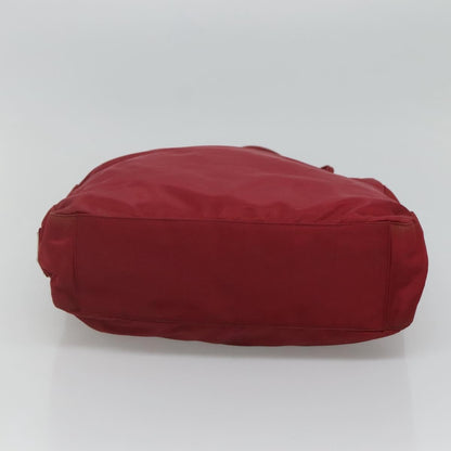Prada Vintage Zip Tote Tessuto, RED, NYLON, Tote bag