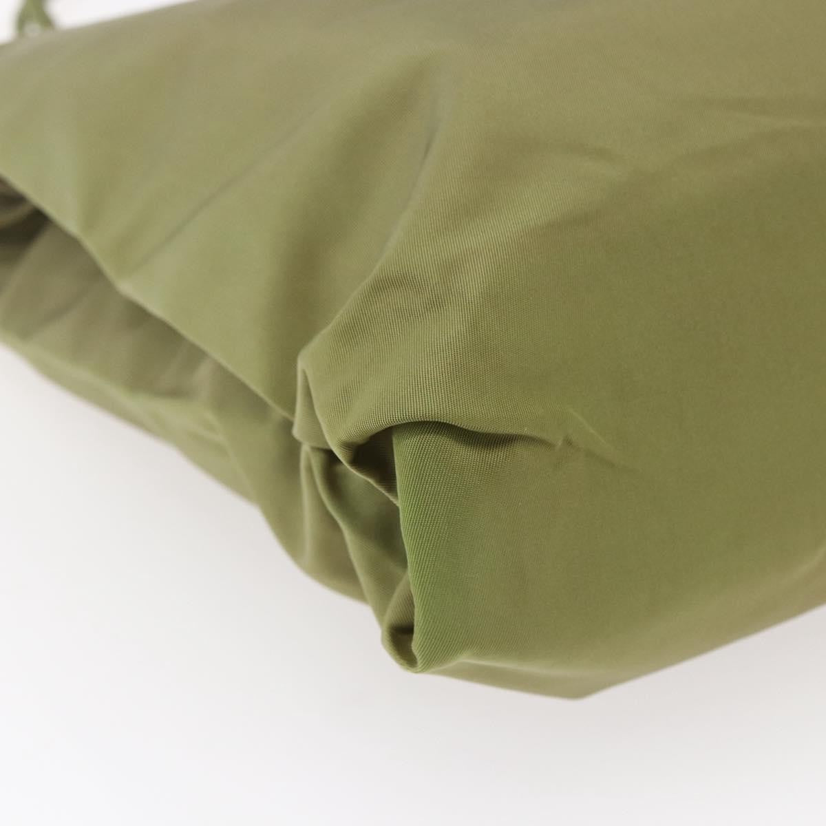 Prada Vintage Tote Tessuto, GREEN, NYLON, Tote bag