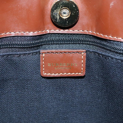 Burberry Top Handle Tote Haymarket Coated Canvas, BEIGE, CANVAS, Tote bag