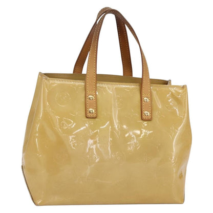 Louis Vuitton Reade Handbag Monogram Vernis, BEIGE, PATENT_LEATHER, Handbag