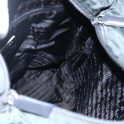 Prada Vintage Zip Tote Tessuto, Green, Nylon, Tote Bag