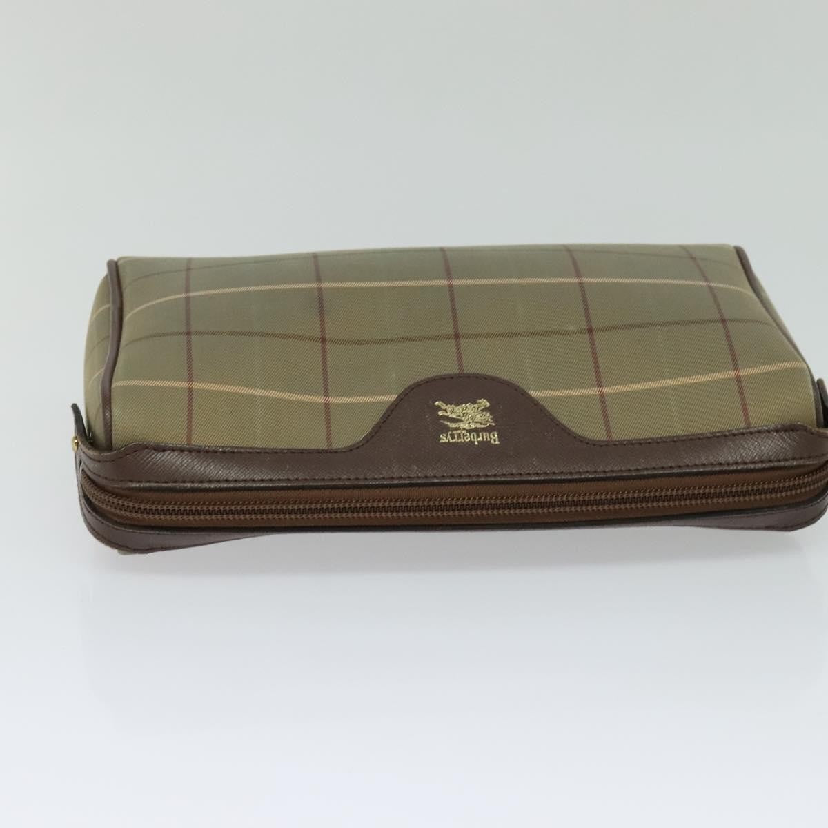 Burberry Nova check Pochette Canvas, BEIGE, CANVAS, Clutche & pouche