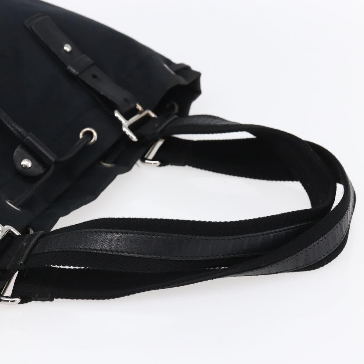 Saint Laurent Kahala Drawstring Tote Canvas, BLACK, CANVAS, Tote bag