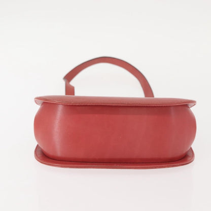 Salvatore Ferragamo Gancini Shoulder Bag Leather, PINK, LEATHER, Shoulder bag