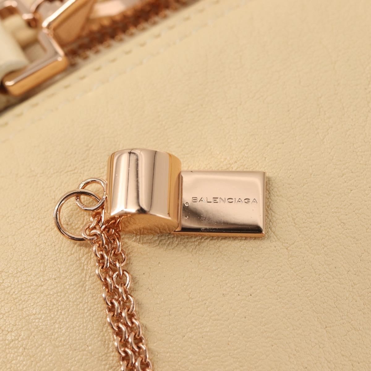 Balenciaga Vintage handbag Leather, BEIGE, LEATHER, Handbag