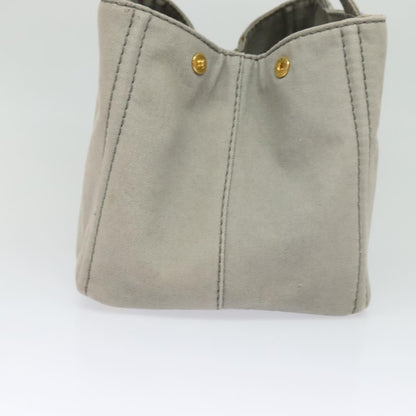 Prada Canapa Tote Canvas, GRAY, CANVAS, Tote bag
