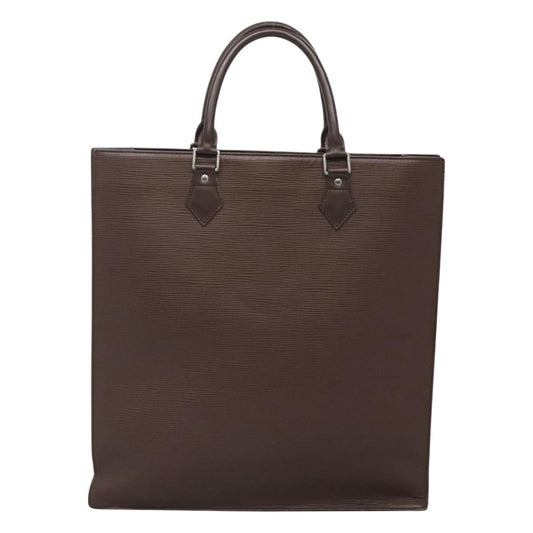 Louis Vuitton Sac Plat Bag Epi Leather, BROWN, LEATHER, Handbag