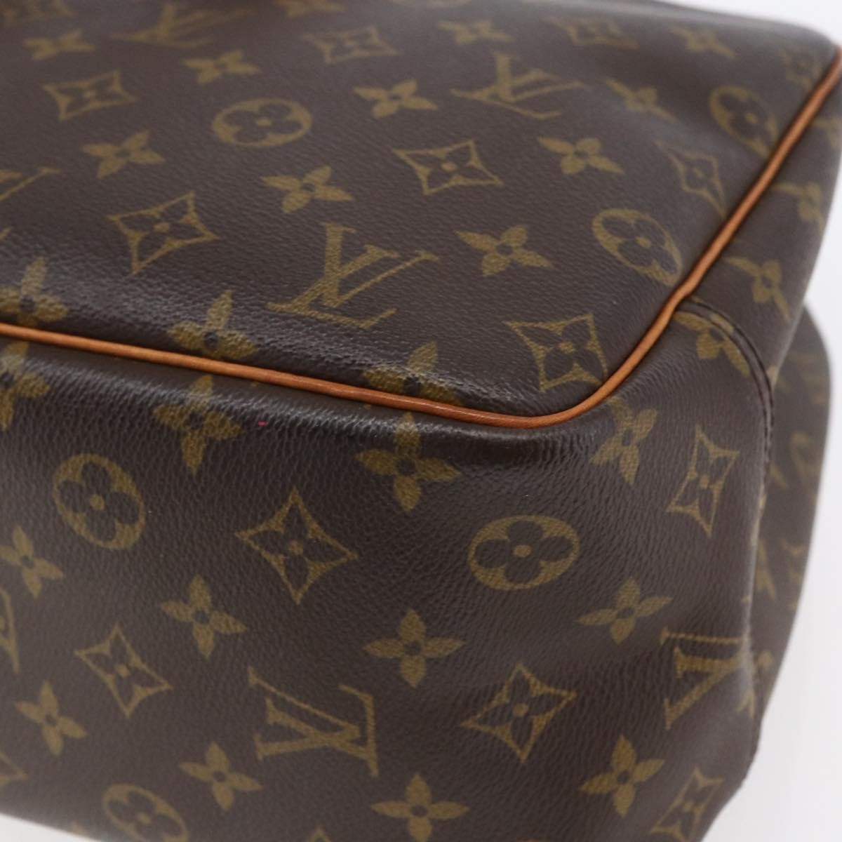 Louis Vuitton Deauville Handbag Monogram Canvas, BROWN, CANVAS, Handbag