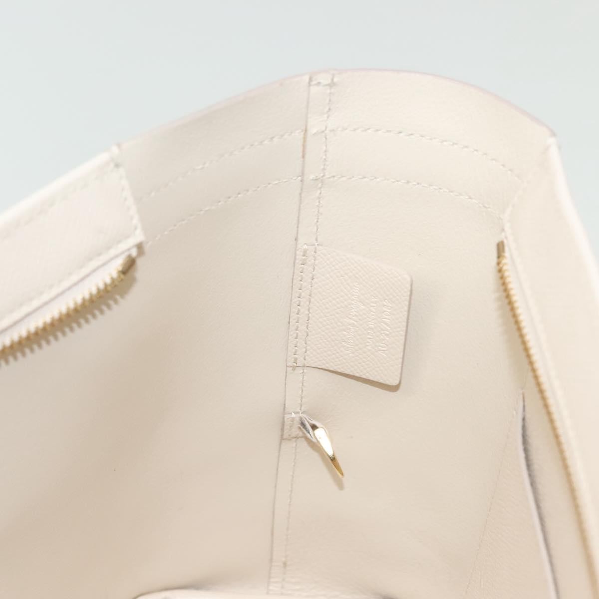 Salvatore Ferragamo Vala tote Leather, BEIGE, LEATHER, Tote bag