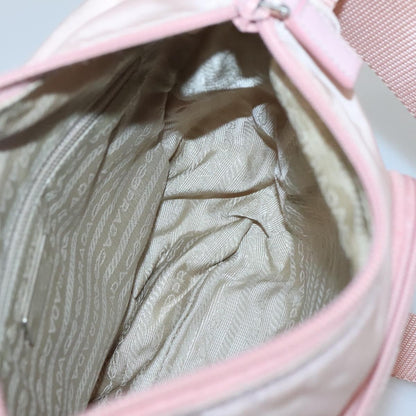 Prada Buckle Messenger Bag Tessuto, PINK, NYLON, Shoulder bag